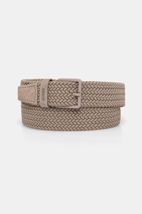 HUGO платнен колан мъжки Gethin-WnE_Sz35 бежов 50563651