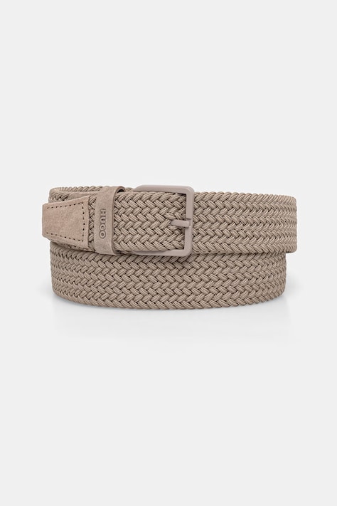 HUGO платнен колан мъжки Gethin-WnE_Sz35 бежов 50563651