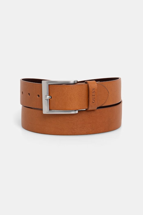 Guess pásek pánský kožený hnědý BM7886 P6240