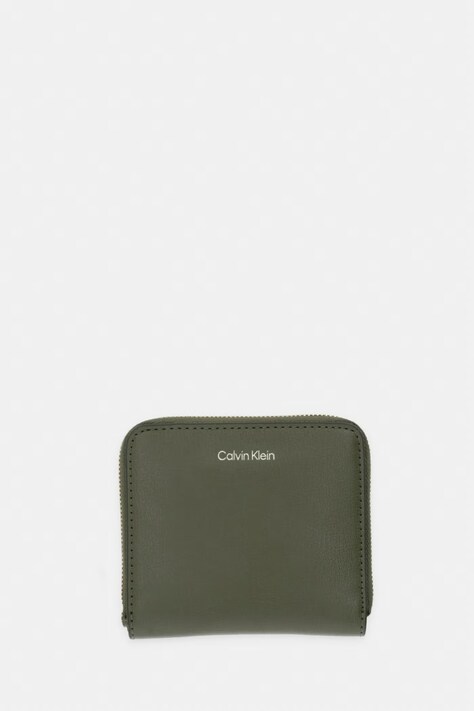Calvin Klein novčanik za žene od imitacije kože zeleni LV04F1120G