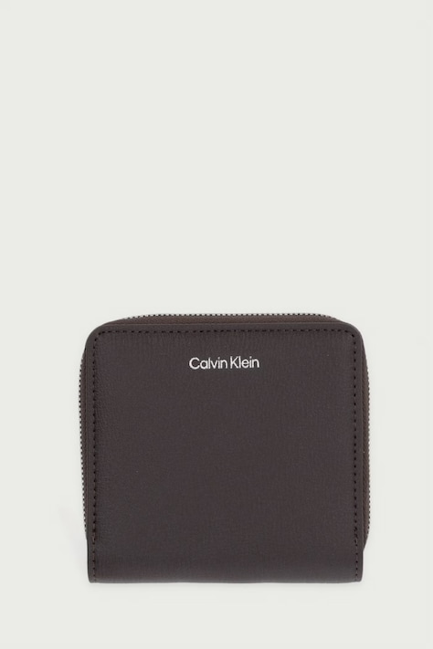 Calvin Klein Peněženka dámská z imitace kůže hnědá LV04F1120G