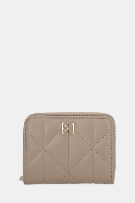 Calvin Klein portfel damski kolor beżowy LV04F1124G