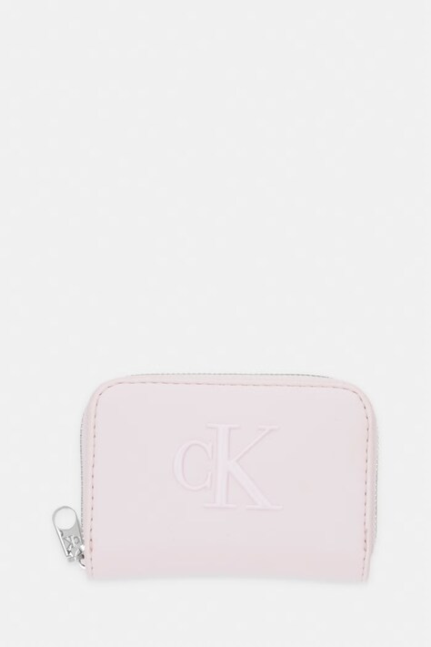 Calvin Klein novčanik za žene od imitacije kože rozi LV04F1154G