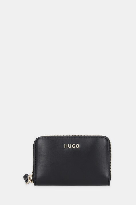 Πορτοφόλι HUGO Syndra_Zip Around sm χρώμα: μαύρο, 50557983