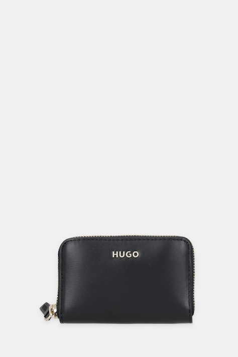 Πορτοφόλι HUGO Syndra_Zip Around sm χρώμα: μαύρο, 50557983