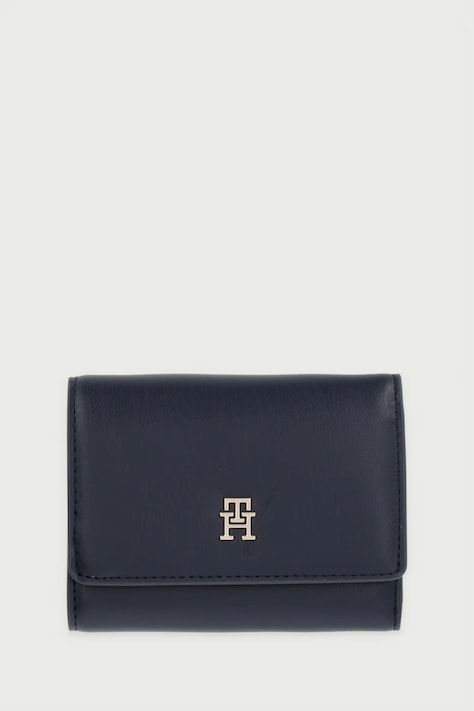 Tommy Hilfiger portfel damski z imitacji skóry granatowy AW0AW18129