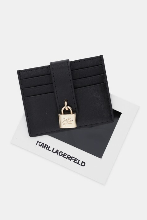 Шкіряний чохол на банківські карти Karl Lagerfeld K/AUTOGRAPH — фото 4
