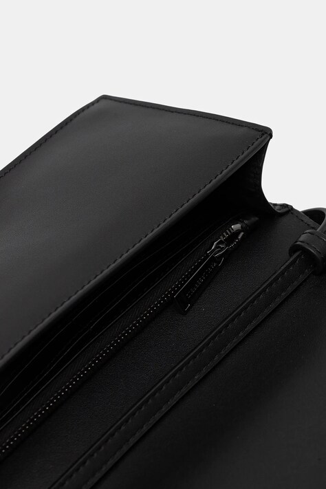 Шкіряна сумочка Karl Lagerfeld K/AUTOGRAPH — SS26-PFD01L, чорний — фото 5