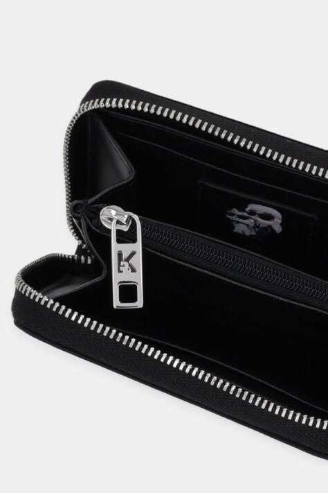 Гаманець Karl Lagerfeld IKON — SS26-PFD01M, чорний — фото 3