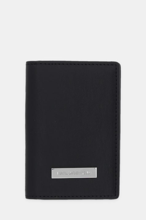 Θήκη για κάρτες Karl Lagerfeld IKON χρώμα: μαύρο, B1W32006