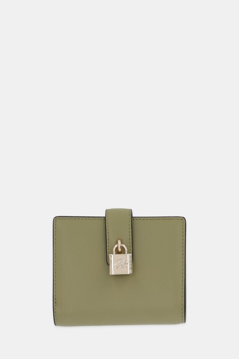 Karl Lagerfeld portfel K/AUTOGRAPH damski kolor zielony B1W32047