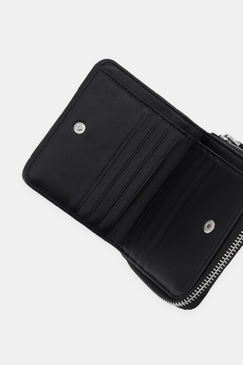 Karl Lagerfeld гаманець жіночий K/BRICK — SS26-PFD01U, чорний — фото 3