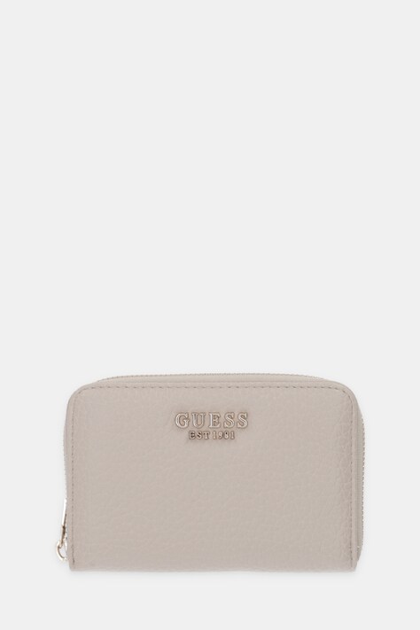 Πορτοφόλι Guess MARSHA χρώμα: μπεζ, SWBG95 01140