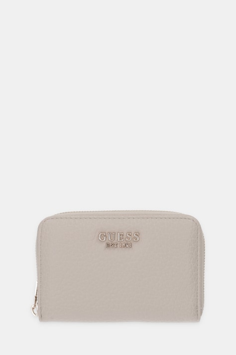 Πορτοφόλι Guess MARSHA χρώμα: μπεζ, SWBG95 01140