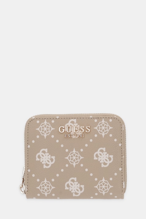 Πορτοφόλι Guess CARRIE χρώμα: μπεζ, SWGP98 98137