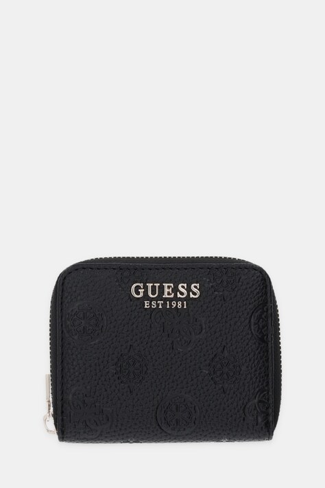 Πορτοφόλι Guess CRESIDIA χρώμα: μαύρο, SWPD98 88137