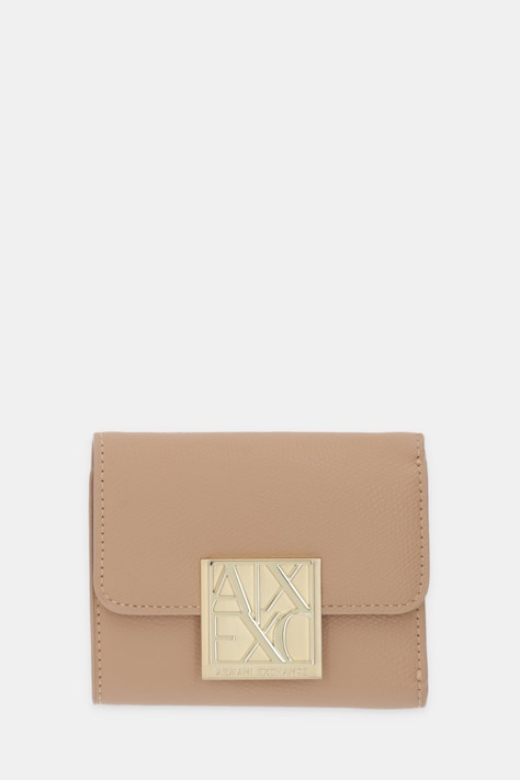 Peňaženka Armani Exchange dámska, béžová farba, XW001595 AF19895