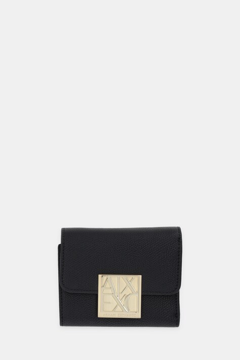 Denarnica Armani Exchange ženska, črna barva, XW001595 AF19895