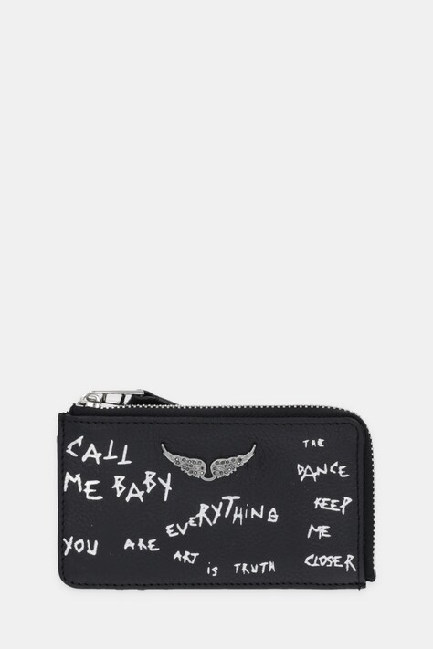 ZADIG&VOLTAIRE portfel skórzany damski kolor czarny LWSG03731