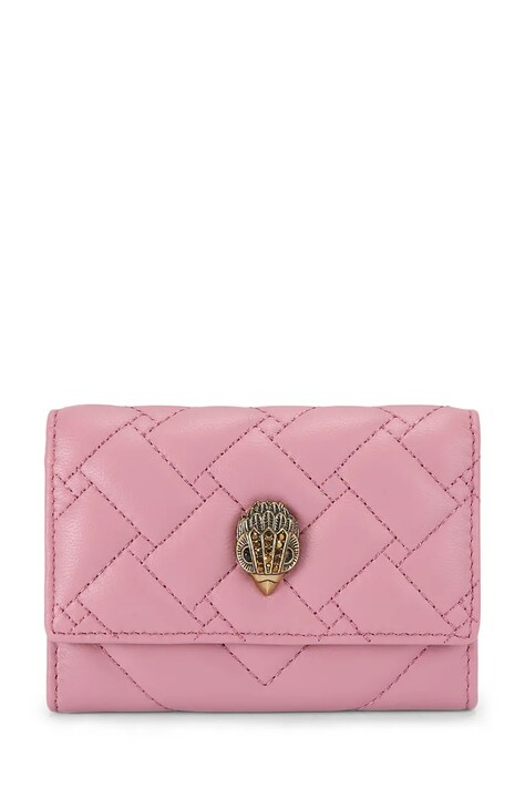 Kurt Geiger London portfel skórzany damski kolor różowy 5375798109