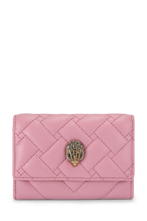 Kurt Geiger London portfel skórzany damski kolor różowy 5375798109