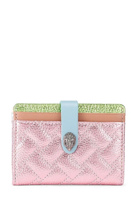 Kurt Geiger London etui na karty skórzane Kensington damski kolor różowy 5018499109