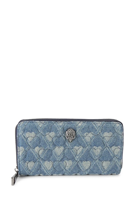 Kurt Geiger London portfel Kensington damski kolor niebieski 5022985669