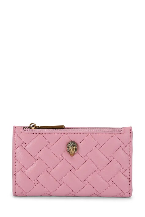 Kurt Geiger London portfel skórzany Kensington damski kolor różowy 4703998109