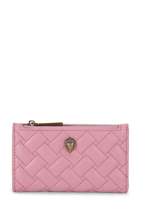 Kurt Geiger London portfel skórzany Kensington damski kolor różowy 4703998109
