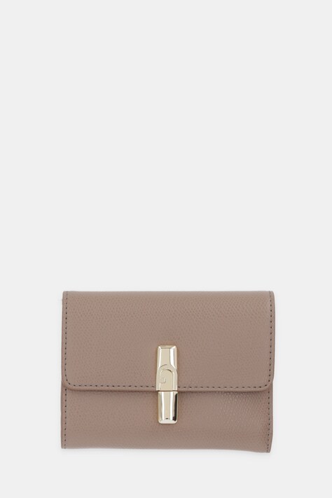 Furla portfel skórzany damski kolor beżowy WP00564 ARE000 4563S