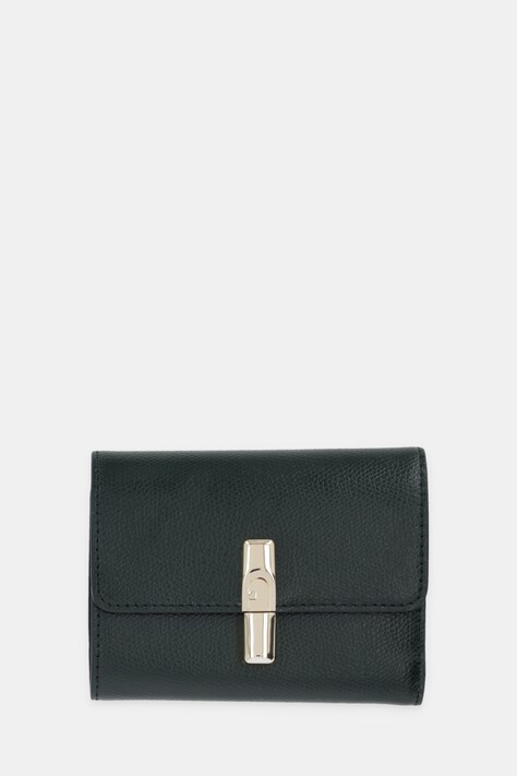 Furla portfel skórzany damski kolor zielony WP00564 ARE000 4513S