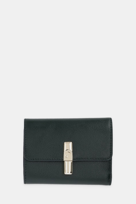 Furla portfel skórzany damski kolor zielony WP00564 ARE000 4513S