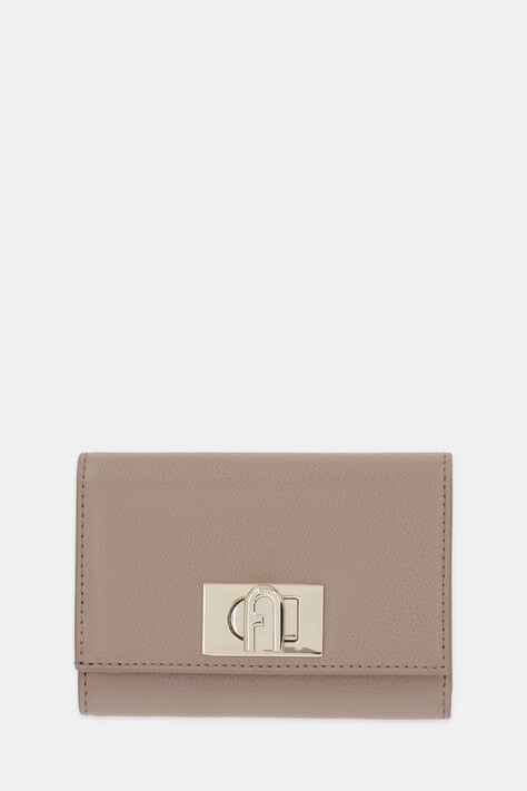 Furla portfel skórzany damski kolor beżowy WP00225 ARE000 1257S