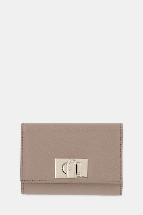 Furla portfel skórzany damski kolor beżowy WP00225 ARE000 1257S