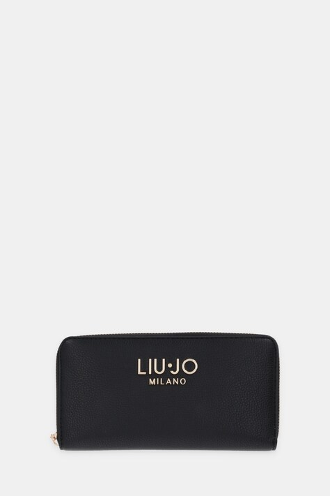 Liu Jo portfel damski kolor czarny AA6170 E1012