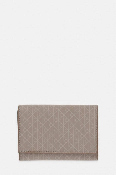 Calvin Klein портфейл RFID дамски бежов LV04F1118G