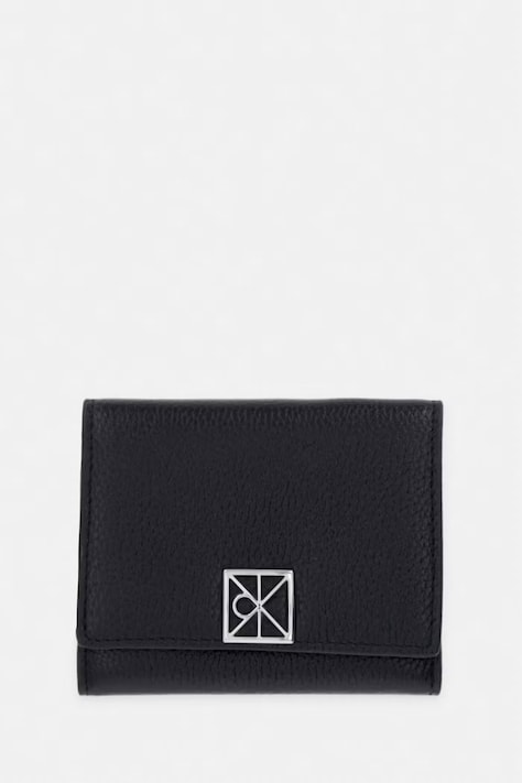 Calvin Klein portofel RFID pentru femei, din piele negru LV04F1128G
