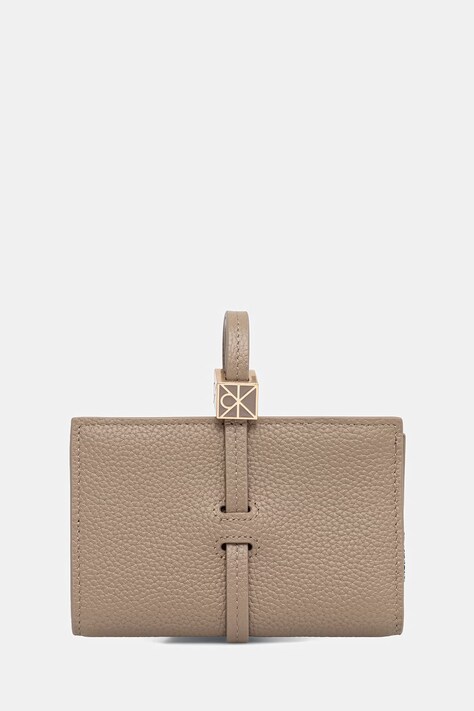 Calvin Klein novčanik za žene kožni bež LV04F1130G