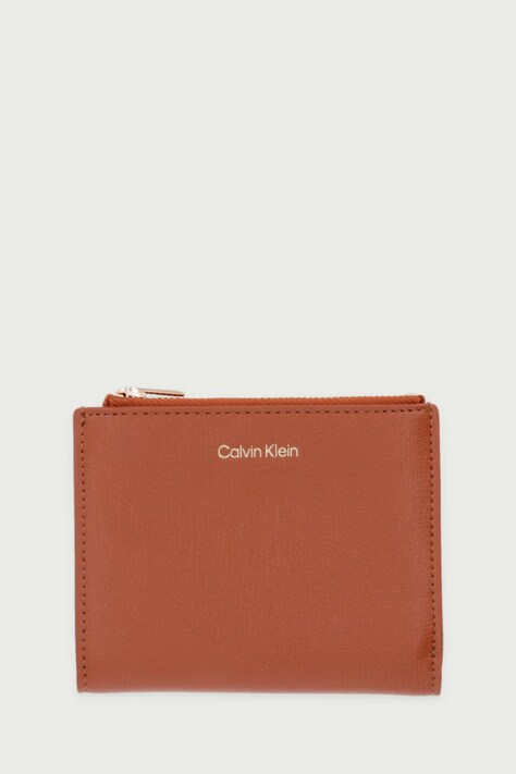 Calvin Klein Peňaženka dámska z imitácie kože oranžová LV04F1135G