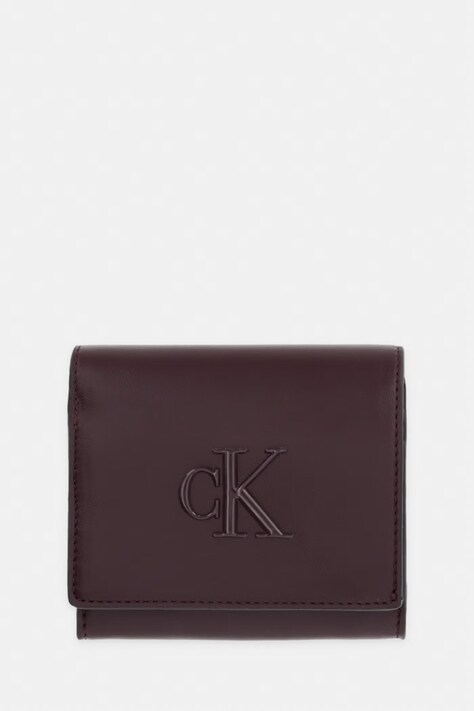 Calvin Klein portofel pentru femei burgund LV04F1156G