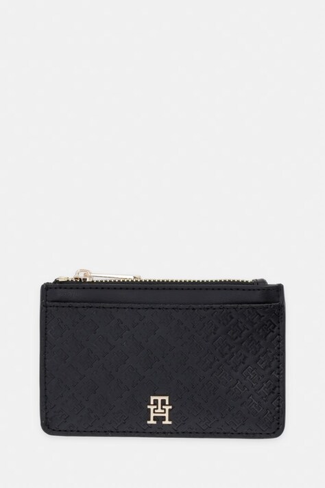 Tommy Hilfiger Puzdro na karty dámske čierne AW0AW18477