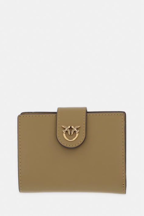 Pinko portfel damski skórzany zielony 102840 A0F1