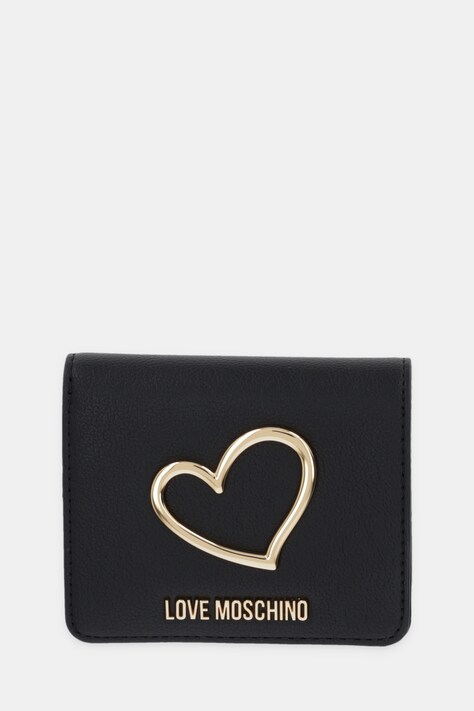 Love Moschino portfel damski kolor czarny JC5506PP1OLQ0000