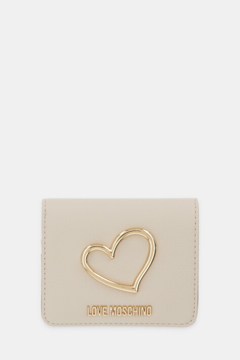 Love Moschino portfel damski kolor beżowy JC5506PP1OLQ0110