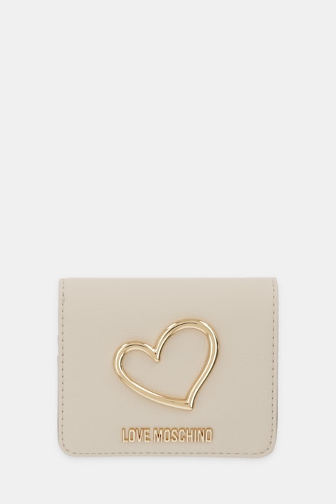 Love Moschino portfel damski kolor beżowy JC5506PP1OLQ0110