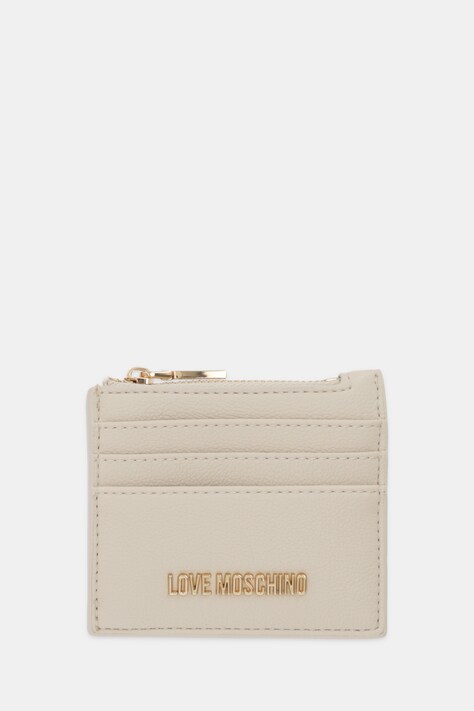 Love Moschino portfel damski kolor beżowy JC5509PP1OLQ0110