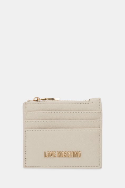 Love Moschino portfel damski kolor beżowy JC5509PP1OLQ0110