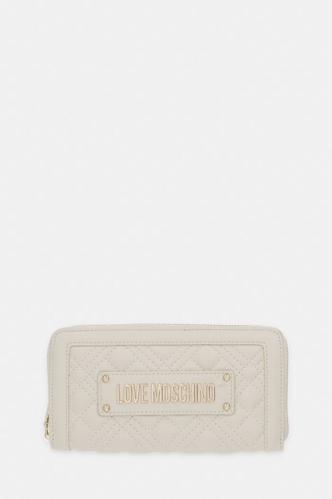 Love Moschino portfel damski kolor beżowy JC5600PP1OLA0110