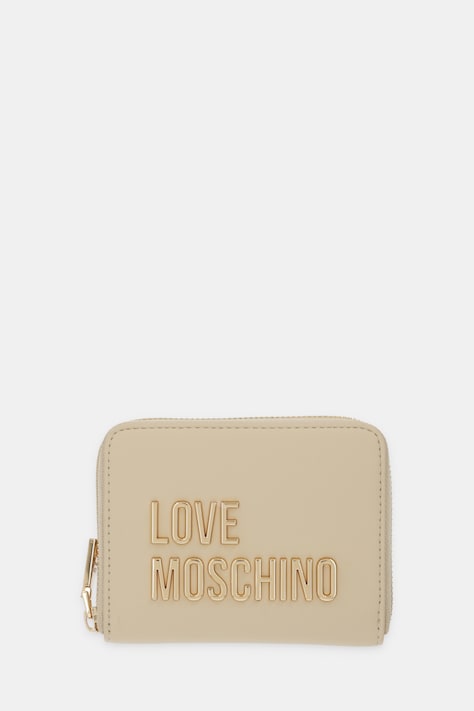 Love Moschino portfel damski kolor beżowy JC5613PP1OKD0129