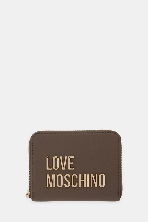 Love Moschino portfel damski kolor brązowy JC5613PP1OKD0203